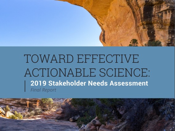 Screenshot of cover page for SW CASC 2019 Stakeholder Needs Assessment.