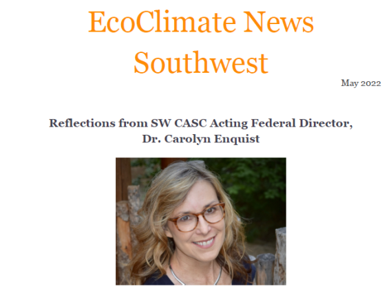 Screenshot of May 2022 SW CASC newsletter.
