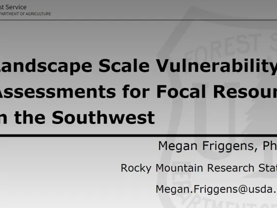 Landscape Scale Vulnerability