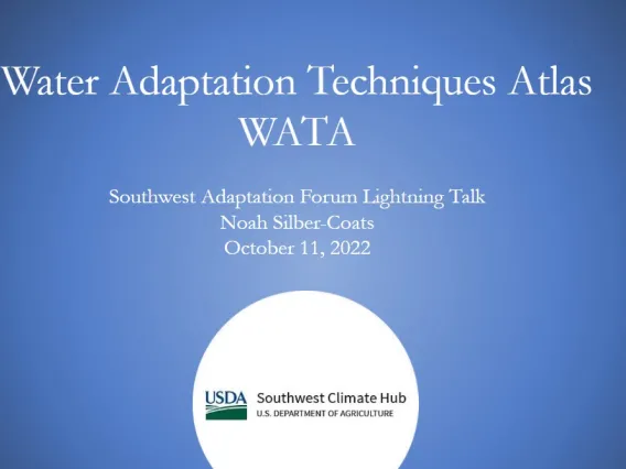 water Adaptation Techniques