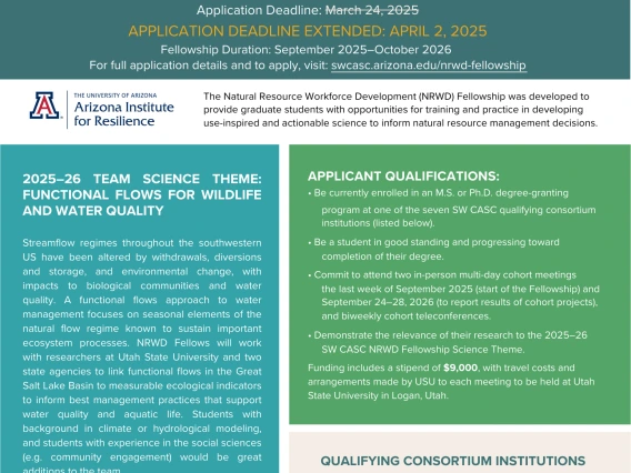UA-CASC-NRWD-Fellowship-Flyer EXTENDED DEADLINE