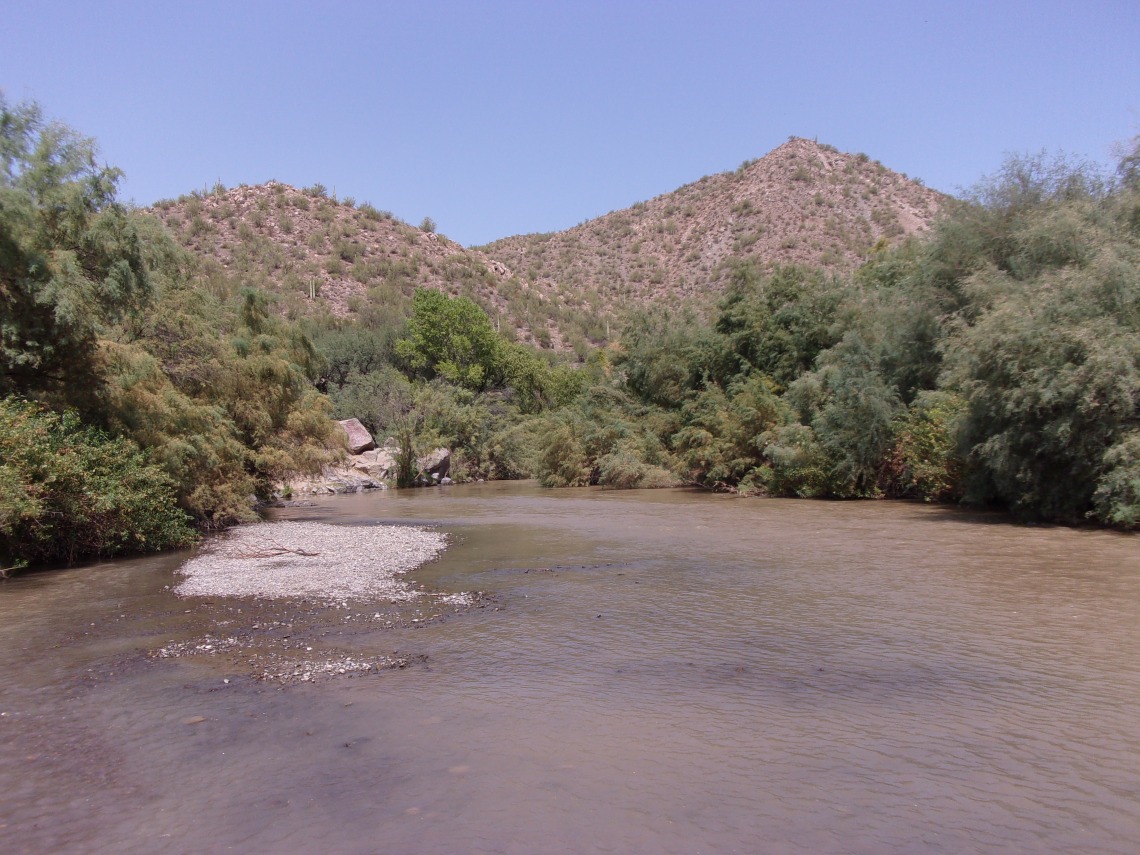Photo of middle Gila River Basin