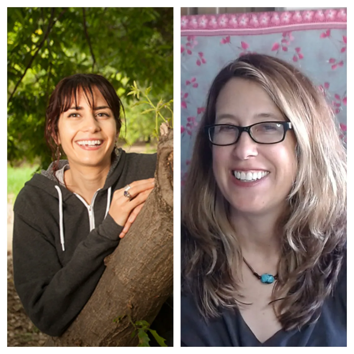 Collage of two headshots for Kris Metzger and Nina Fontana