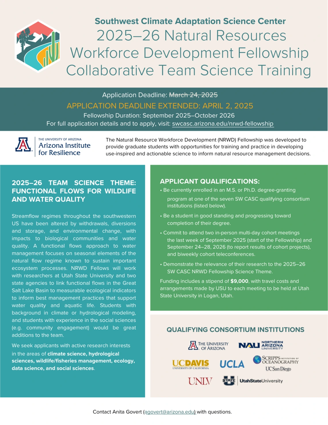 UA-CASC-NRWD-Fellowship-Flyer EXTENDED DEADLINE