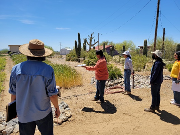 Tour of Tohono O’odham Community College main campus and Land Grant Extension Farm